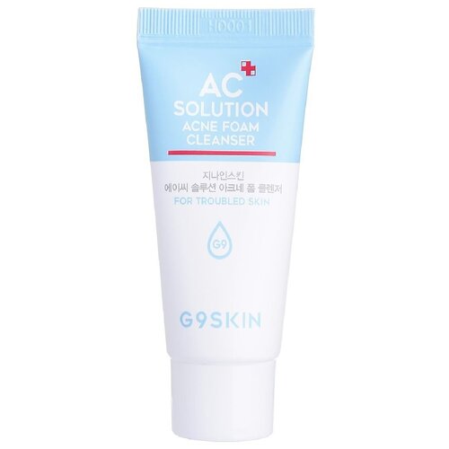 Пенка для умывания для проблемной кожи G9SKIN AC SOLUTION FOAM CLEANSER (DELUXE SAMPLE) 20мл 8КЮ