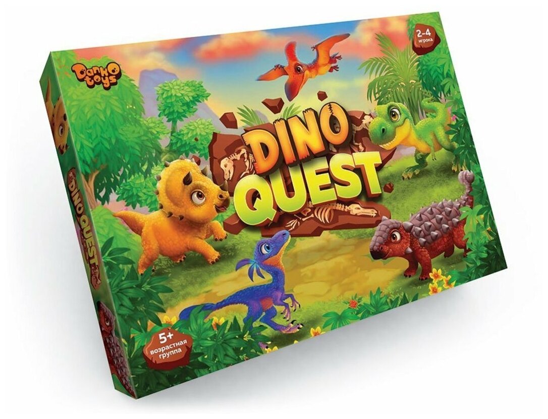 Danko Toys Развивающая настольная игра «Dino Quest»