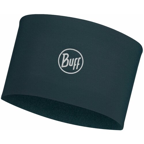 фото Повязка buff headband tech fleece solid grey размер one size, solid grey
