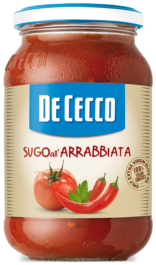 Томатный соус De Cecco, alla ARRABBIATA, ст/б, 400 г