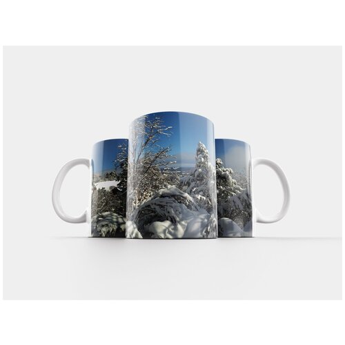 фото Кружка "затормозил, зима, зимняя магия" 320 мл lotsprints