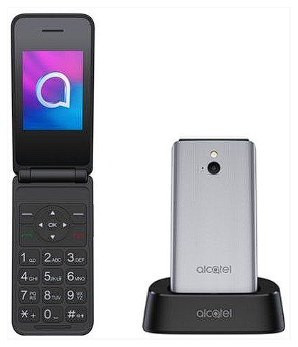 Телефон Alcatel 3082X 64Mb серебристый металлик