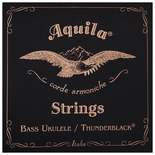 Струны для укулеле-бас AQUILA 147U aquila thunderblack 140u струны для бас укулеле e a d g