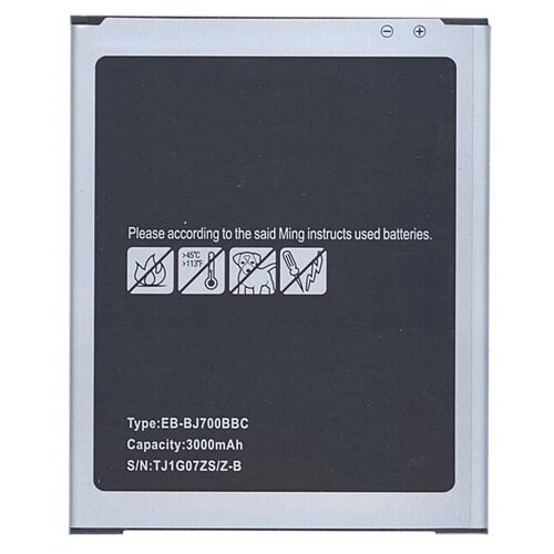 Аккумулятор для смартфона Samsung EB-BJ700BBC, EB-BJ700CBE 3,85V 3000mAh код mb017134 lcd polarizer film for samsung galaxy j7 prime 2 2017 2018 g610 g610f g611 g611f g611ds lcd polarized light polarization film