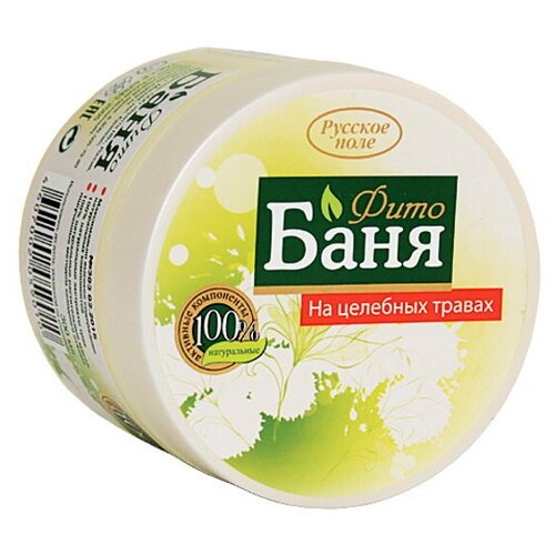 Фито-Маска фито баня Омолаживающая Русское Поле Мед и Лимон для лица и тела на целебных травах 300мл