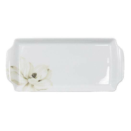 фото Поднос 36 см прямоугольный Cmielow "Ивонн /Магнолия" / 313063