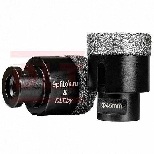 0489 Коронка алмазная для плитки и камня 9plitok&DLT (CERAMIC PRO), 45мм для УШМ