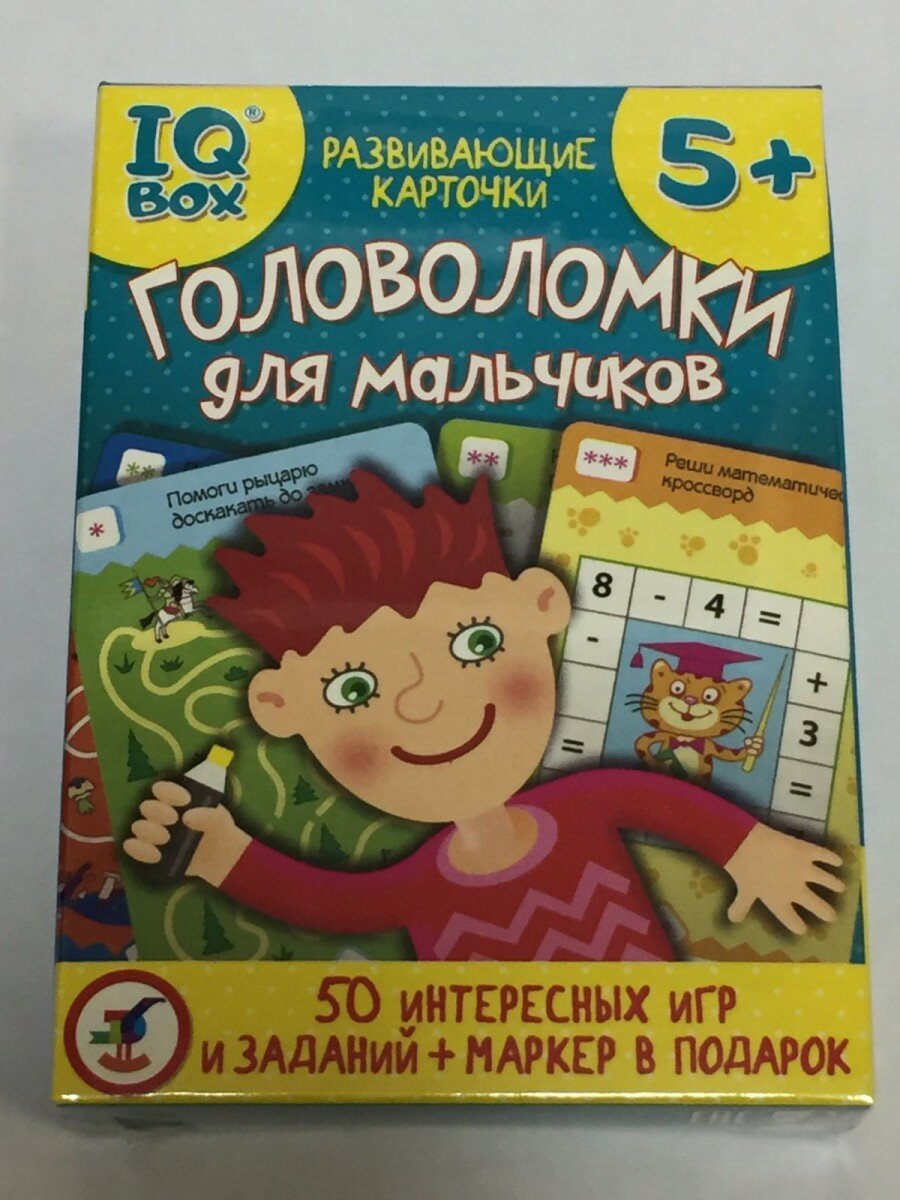 IQ Box. Головоломки для мальчиков Дрофа Медиа - фото №2