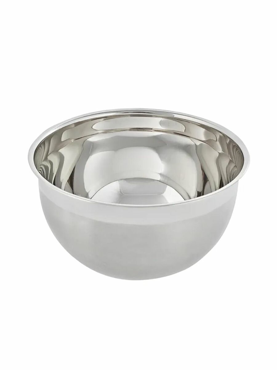 фото Миска для кухни металлическая из нержавеющей стали 3 л