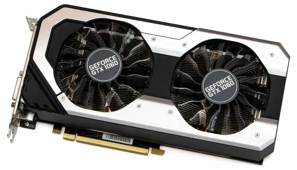 Видеокарта Palit GeForce GTX 1060 Jetstream, GDDR5, 6ГБ, 192bit, черная