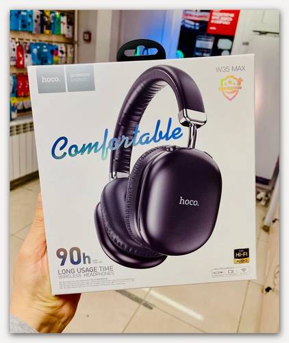 Изображение товара Наушники Hoco W35 Max, накладные, Bluetooth 5.0, шумоподавление