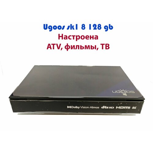ТВ приставка Ugoos SK1 8/128 Гб Amlogic S928X-K Android 11.0 Настроена для просмотра тв и фильмов