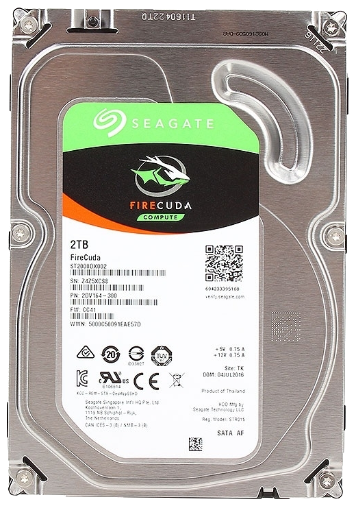 Жесткий диск Seagate FireCuda ST2000DX002 — фото 1