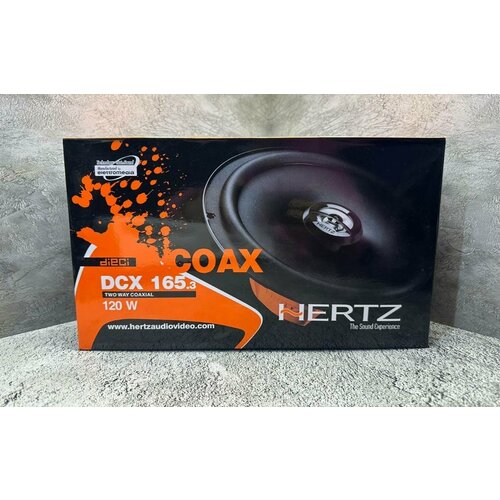 Колонки автомобильные динамики NERTZ DCX 1653 120W 165 См 6 Дюйм комплект из 2х шт коаксиальная акустика 2 полосная 5700₽
