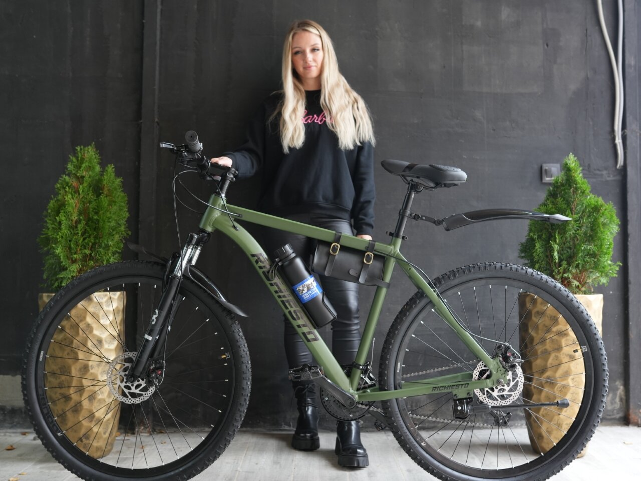 фото Велосипед горный 29" колёса Алюминиевая Рама 21" Спортивный Взрослый, зелёный