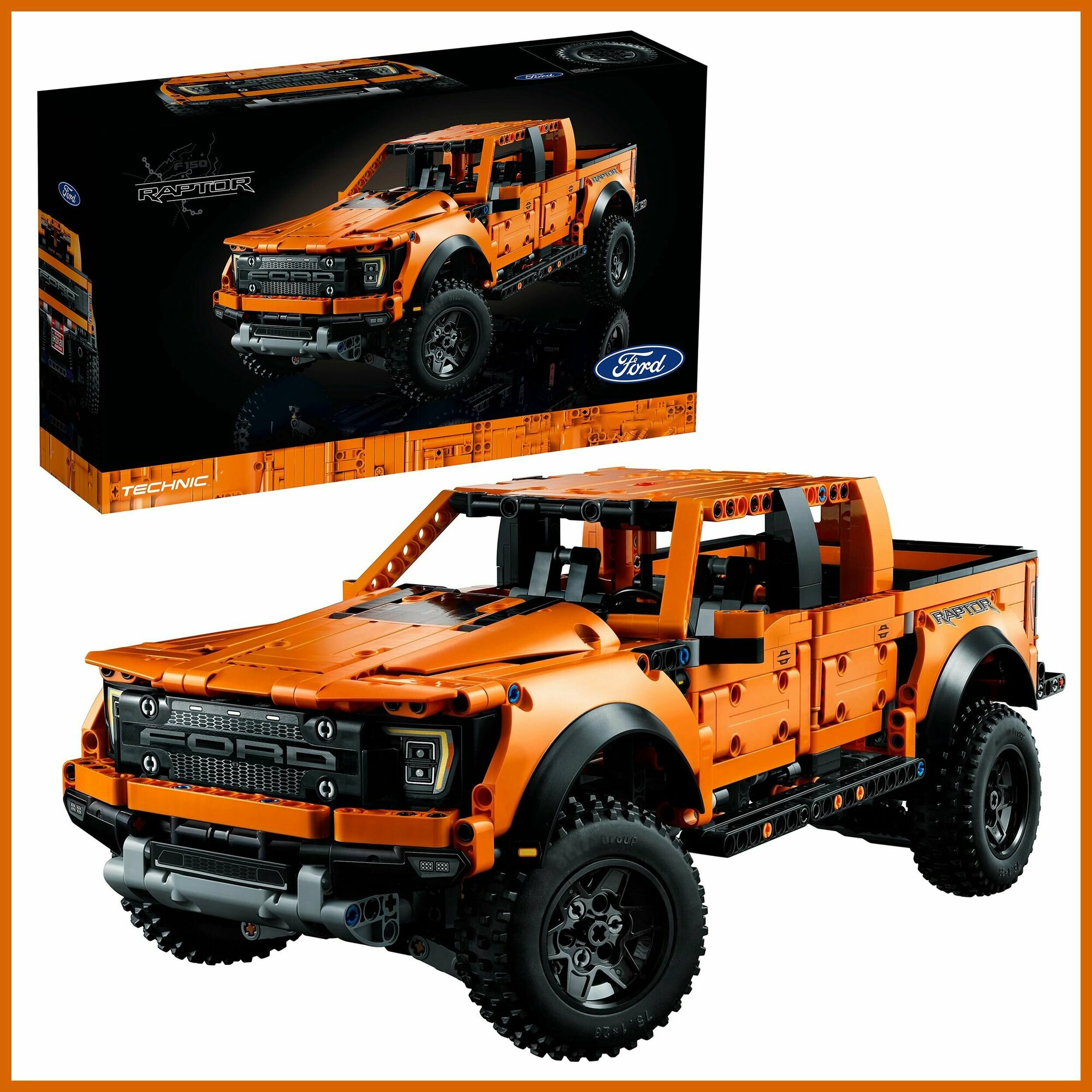 Конструктор LX Техник Ford F-150 Raptor, 1379 деталей совместим с Lego