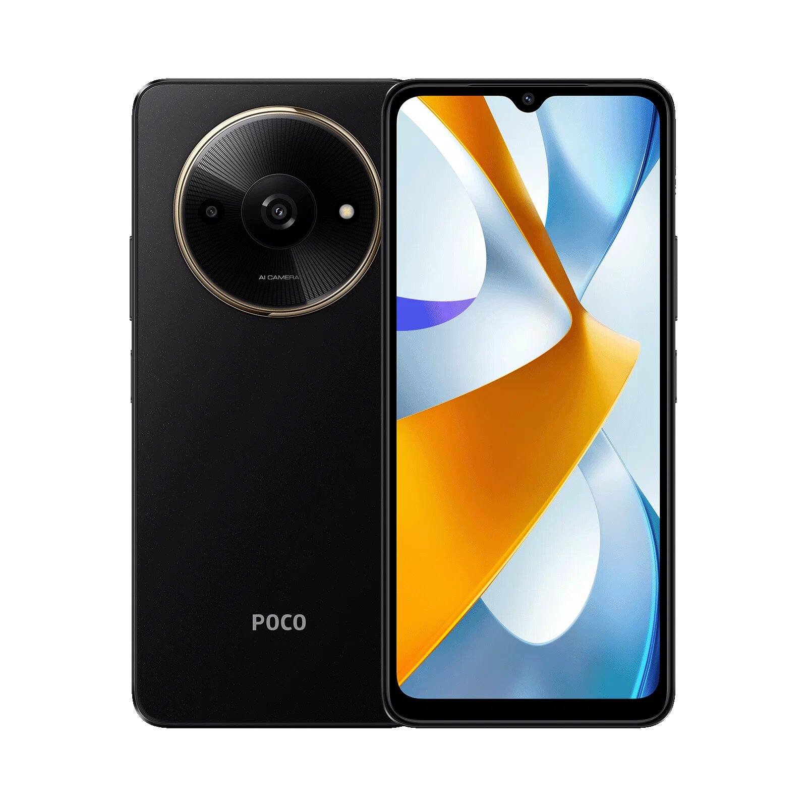 Смартфон POCO C61 3/64GB, черный