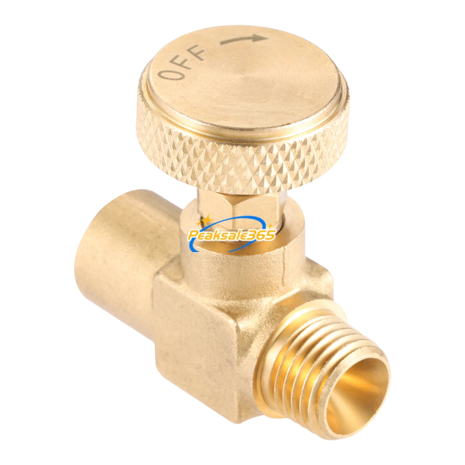 Игольчатый клапан из латуни 1/4" NPT