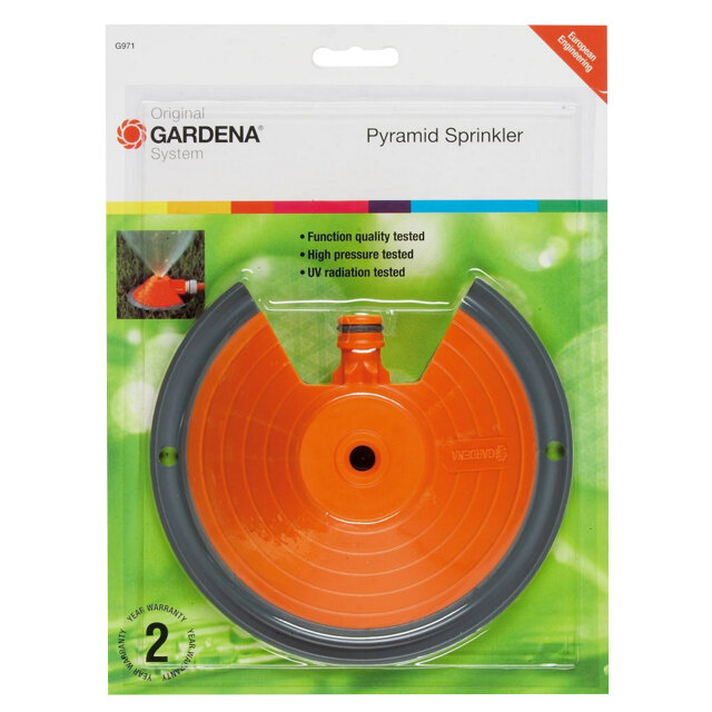 Дождеватель круговой gardena pyramid 50м2