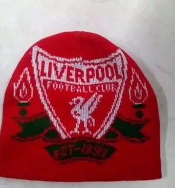 Для футбола Ливерпуль шапка футбольного клуба LIVERPOOL ( АНГЛИЯ ) красная