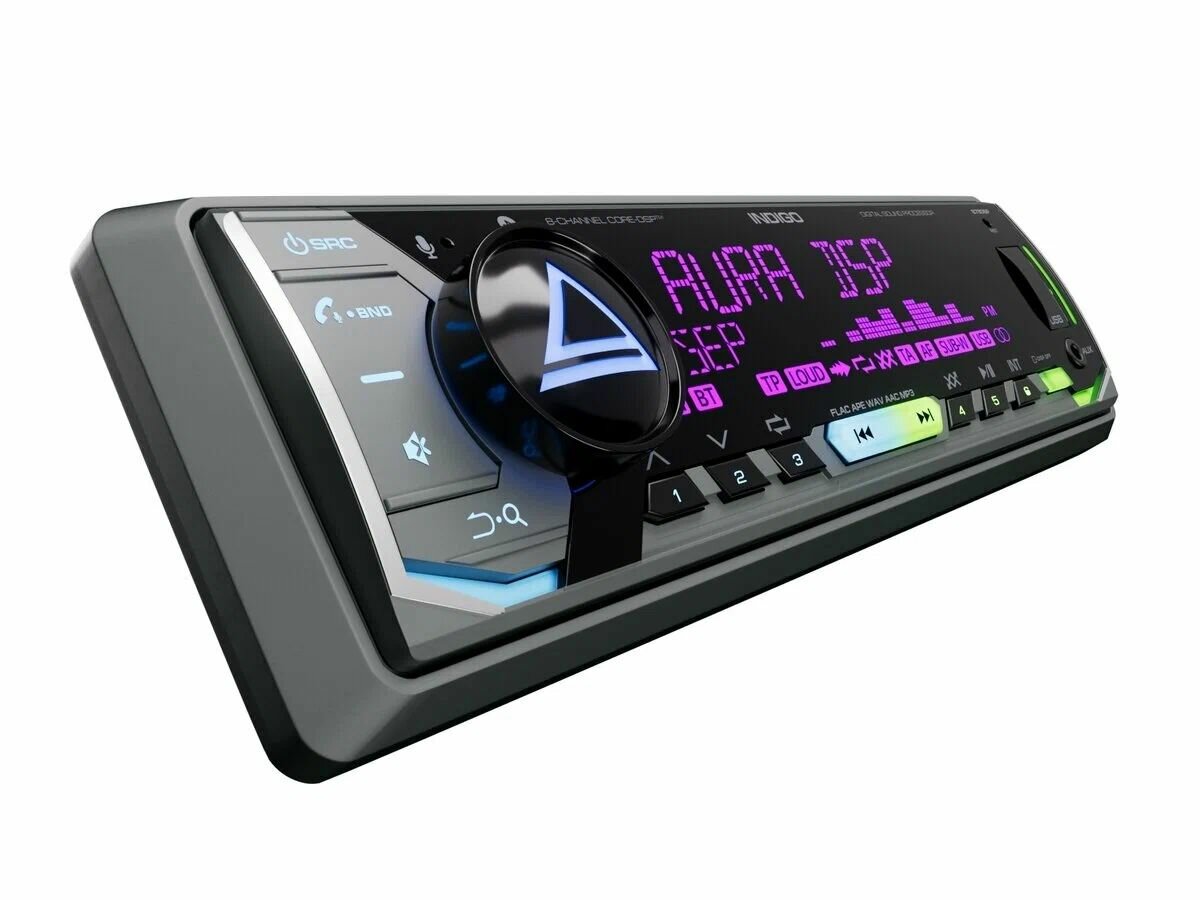 Автомагнитола Aura INDIGO-878DSP 1DIN 51Вт