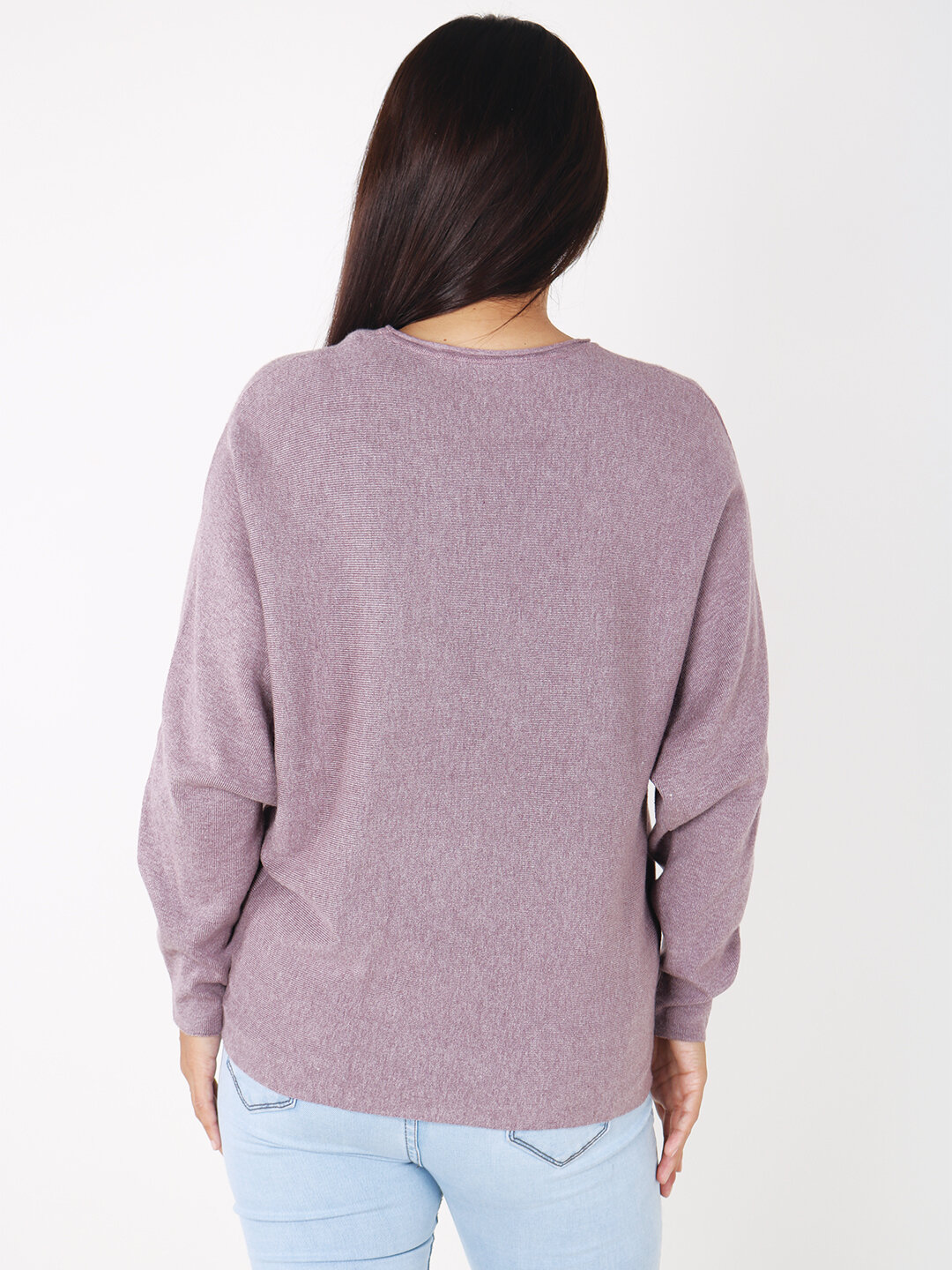 Свитер размер One Size, , сиреневый — фото 1