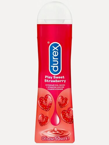 Изображение товара Гель-смазка Durex Play Sweet Strawberry, с ароматом клубники, 50 мл