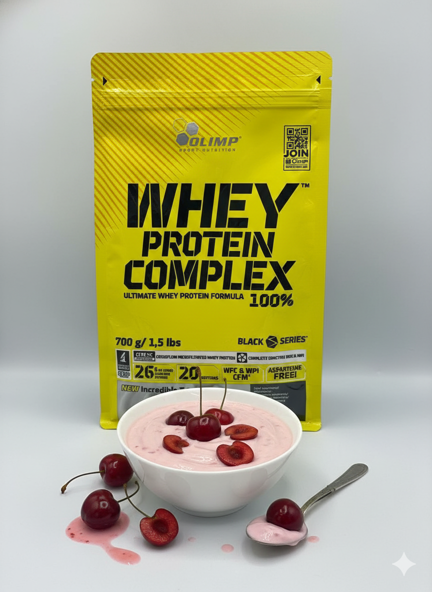 Olimp Whey Protein complex вкус Cherry Yogurt 700g проеин сыворотка