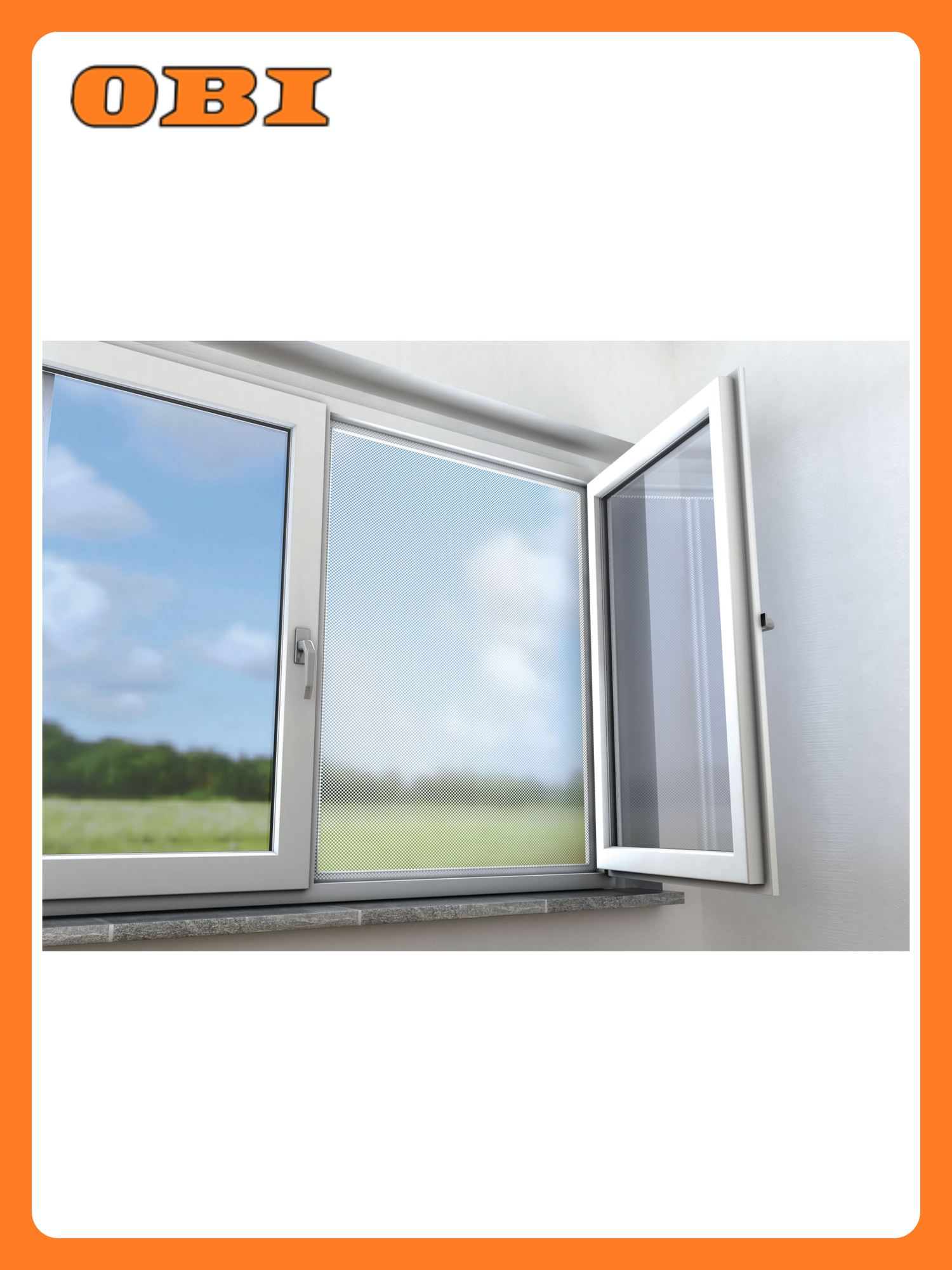 Москитная сетка LUX-TOOLS липучки полиэстер 130x150 см белая