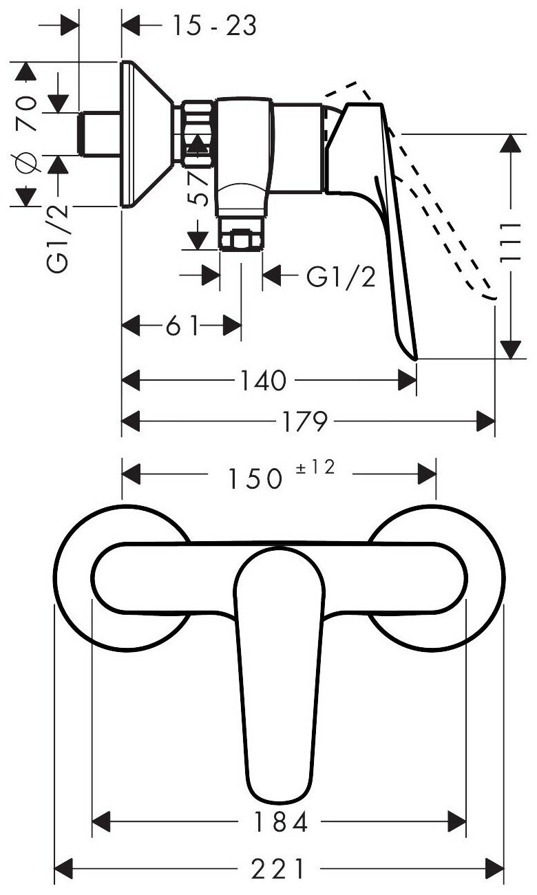 Смеситель Hansgrohe - фото №5