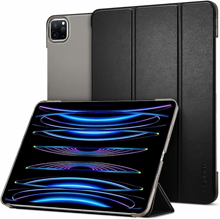 Чехол Spigen (ACS02887) для iPad Pro 11'' 2021 (Black) - фото №12