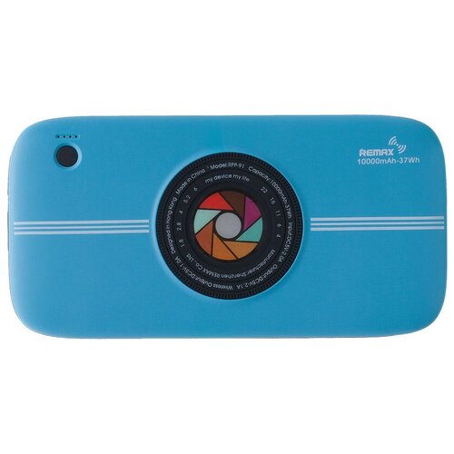 Портативный аккумулятор Remax RPP-91 10000 mAh голубой упаковка коробка 189300₽