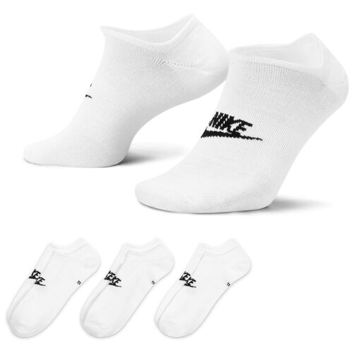 Носки NIKE, 3 пары, размер M INT, белый носки nike sk0111 911 sportswear essential 3 пары l