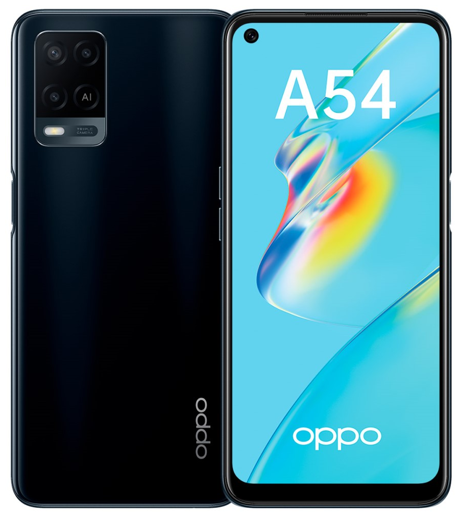 Смартфон Oppo A54 4/64GB Black