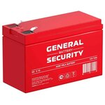 Аккумулятор General Security GS 9-12 (12В, 9Ач / 12V, 9Ah) - изображение