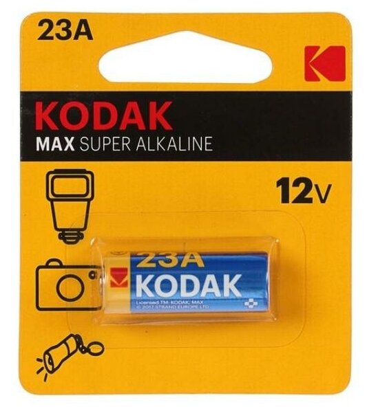 KODAK Батарейка щелочная23A-1BL MAX SUPER Alkaline K23A-1, Б0017778