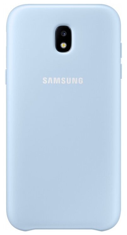 Чехол (клип-кейс) SAMSUNG Dual Layer Cover, для Samsung Galaxy J5 (2017), голубой [ef-pj530clegru] - фото №1