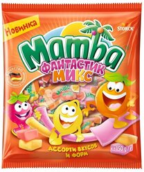 Жевательные конфеты Mamba Фантастик микс вкус ассорти, 150 г