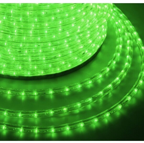 Дюралайт LED, постоянное свечение (2W) - зеленый, 36 LED/м, бухта 100м, Neon-Night - фотография № 10
