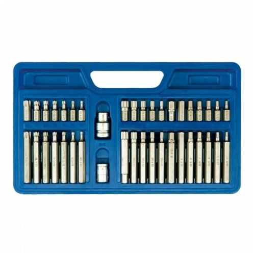 Набор бит 1/2 40 предметов (HEX, TORX, SPLINE) пластиковый кейс uxcell 2 pcs ph2 sl6 magnetic double ended screwdriver bits 1 4 inch hex shank 2 56 inch length s2 power tool