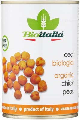 Турецкий горох (нут) Bioitalia Chick peas, 400 г