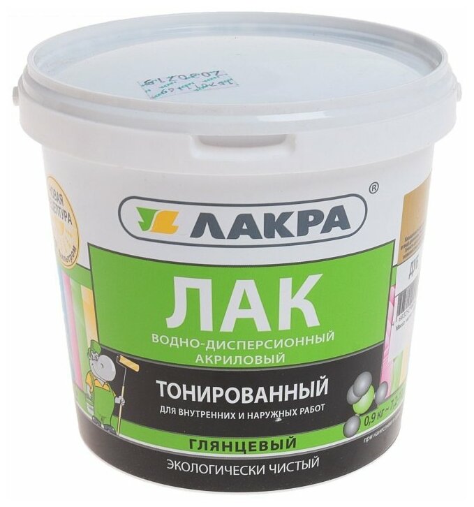 Лак лакра акриловый 0,9 кг дуб