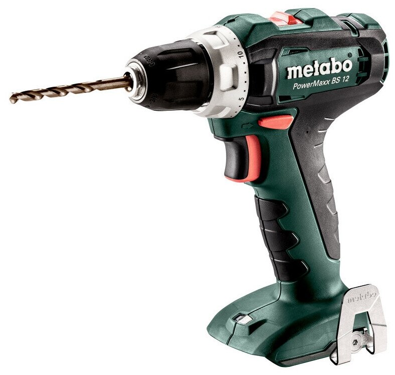 Аккумуляторная дрель-шуруповерт Metabo PowerMaxx BS 12 0 MetaLoc - фотография № 1