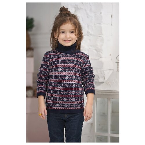 фото Свитер веснушки размер 92, синий