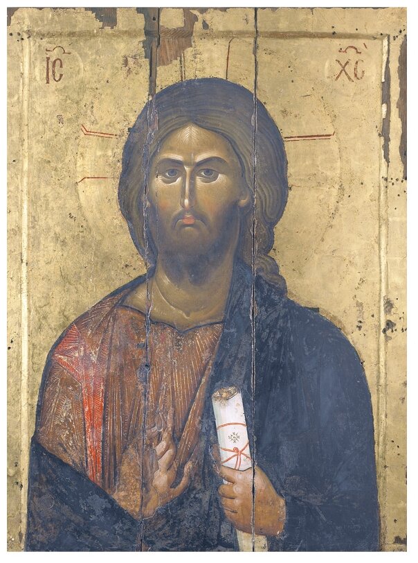 Икона ДП/НП/7х9/ Христос Пантократор (Ватопедский монастырь)