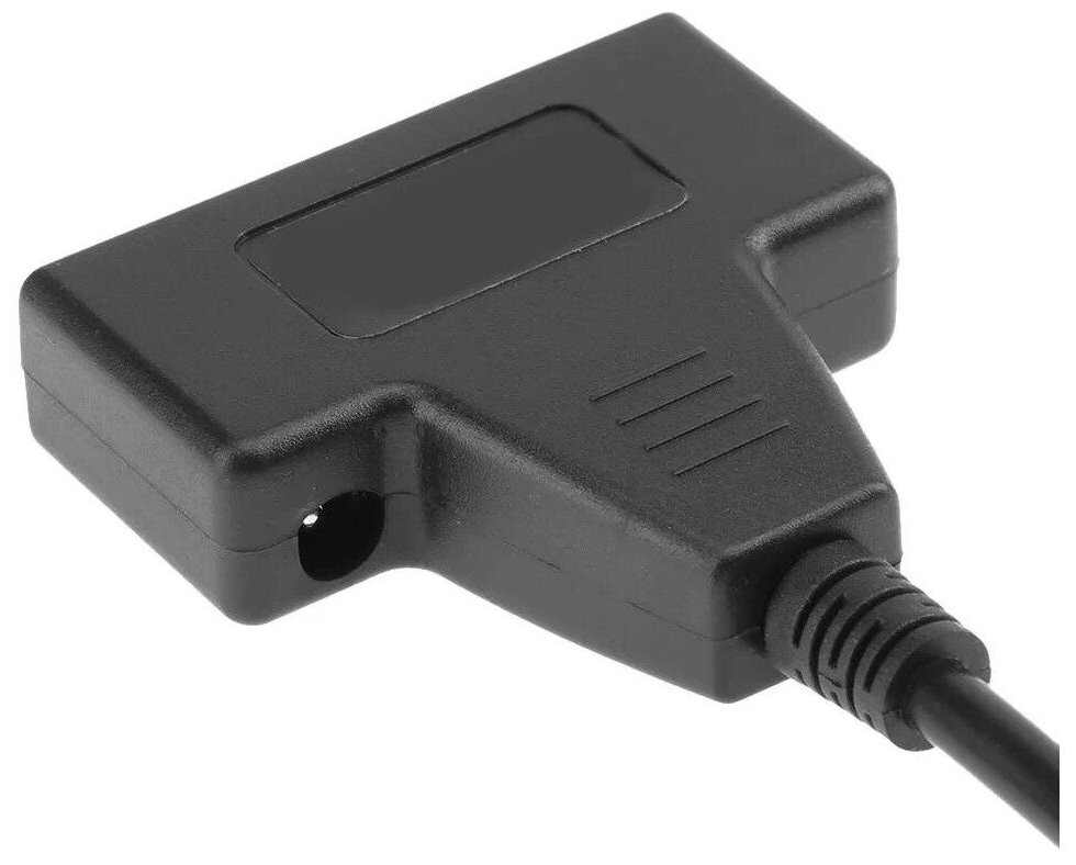 Кабель переходник адаптер USB 20 - SATA для HDD 25" / 35" с гнездом для доп питания (с блоком питания 12в 15А)