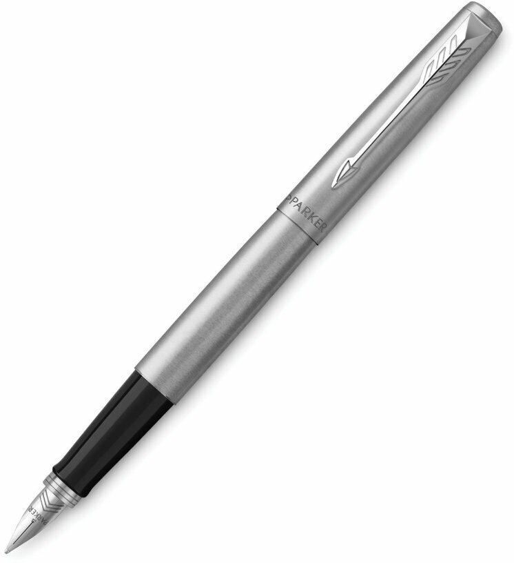 Ручка перьевая Parker Jotter Stainless Steel CT 2030946/142940 (1)