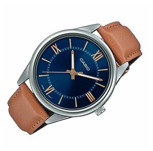 Наручные часы CASIO Collection MTP-V005L-2B5, коричневый, серебряный