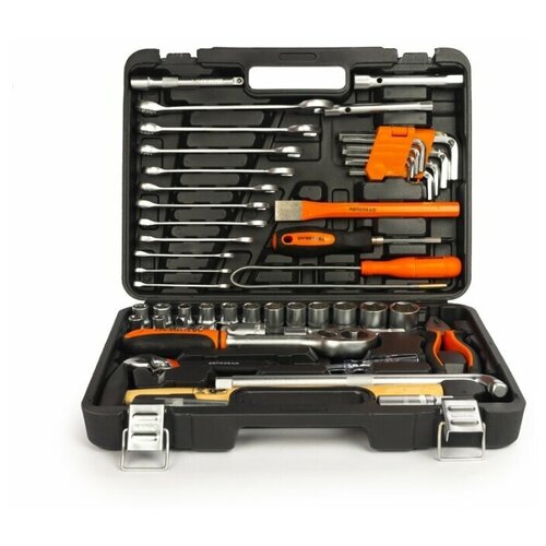 фото Набор инструмента автодело 51 пр. 1/2",1/4" пласт.кейс 39951 автоdело