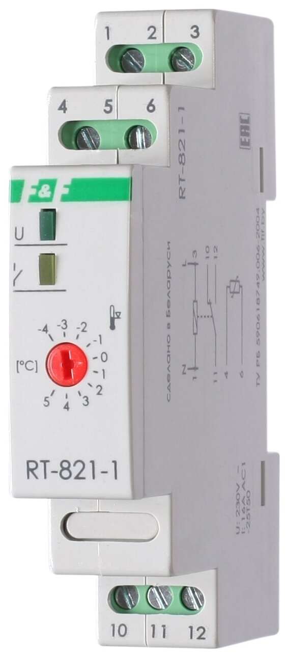 Регулятор температуры F&f RT-821.1, EA07.001.004